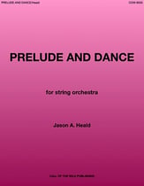Prelude and Dance Orchestra sheet music cover